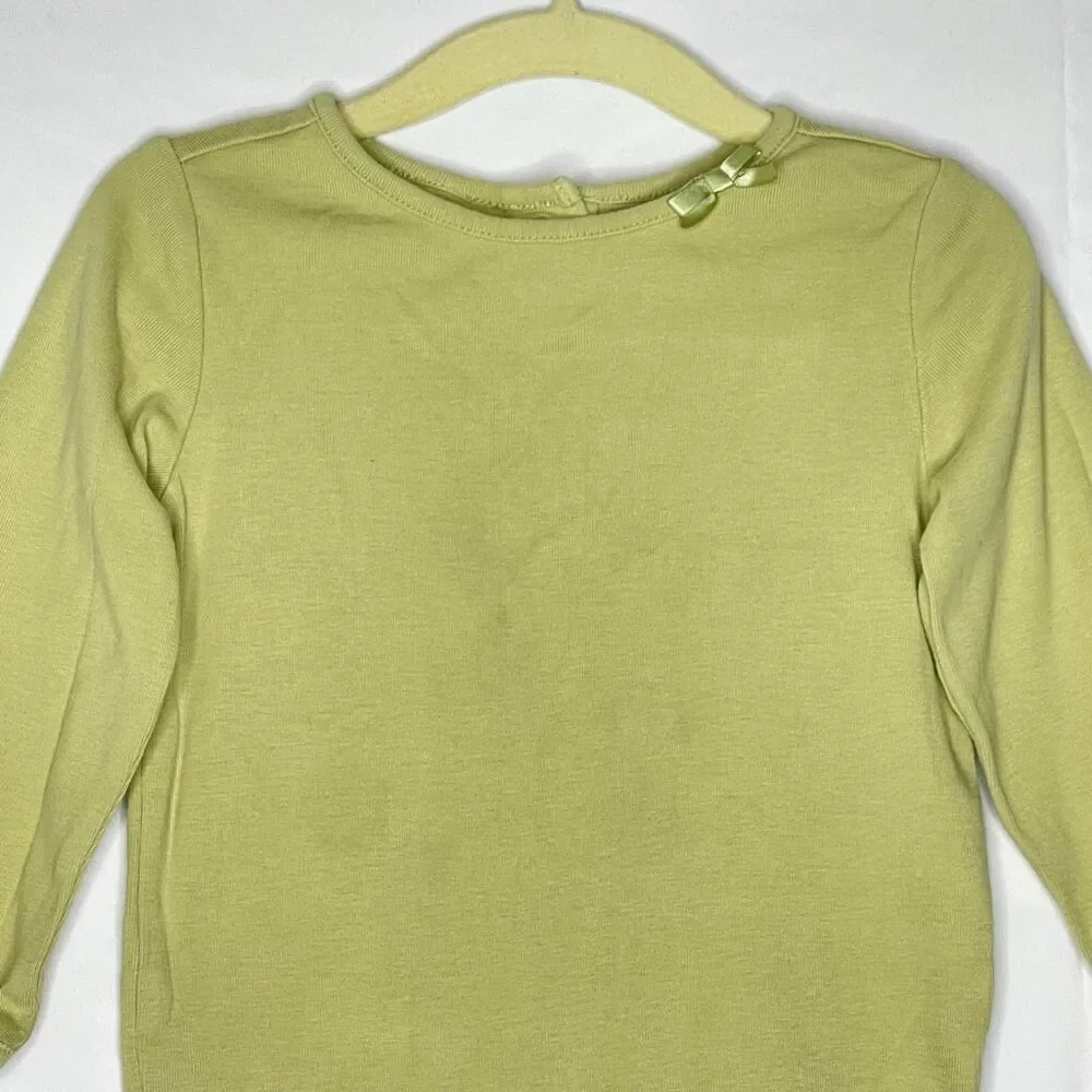Gymboree Long Sleeve Bodysuit Green One Piece Vintage 2004 18-24 Months